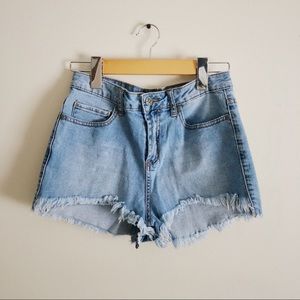 Size 26, Harlow, Jean Shorts